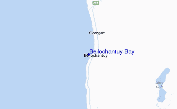 carte de localisation de Bellochantuy Bay