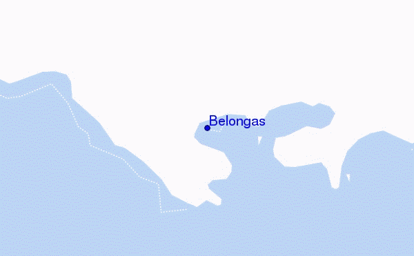 carte de localisation de Belongas