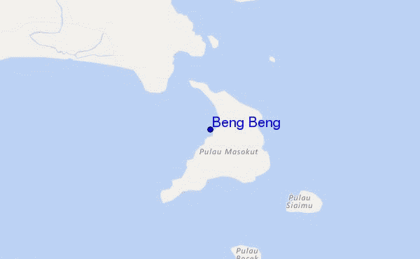 carte de localisation de Beng Beng