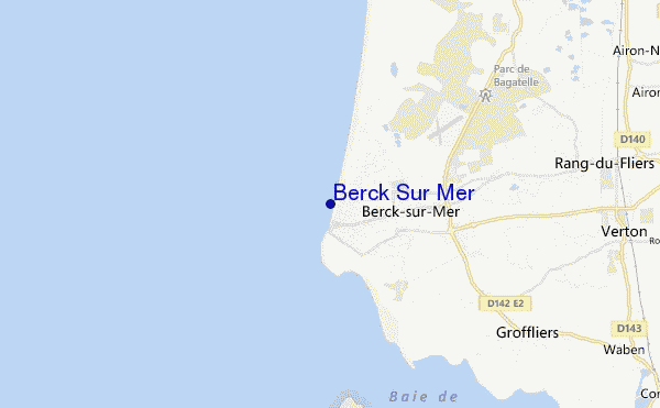 carte de localisation de Berck Sur Mer