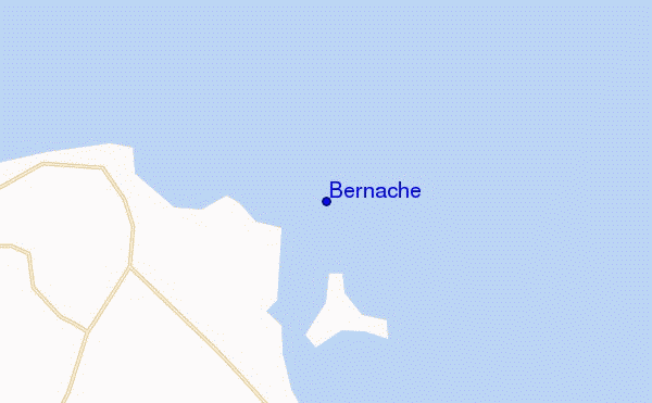 carte de localisation de Bernache