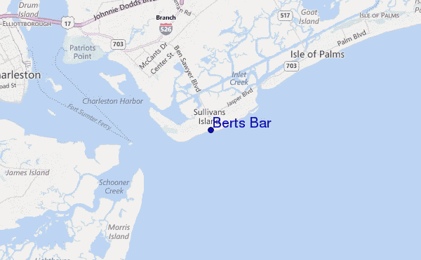 carte de localisation de Berts Bar