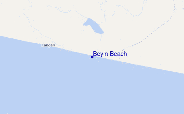 carte de localisation de Beyin Beach