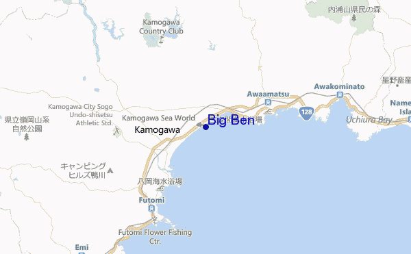carte de localisation de Big Ben