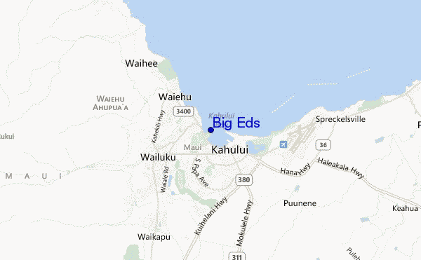 carte de localisation de Big Eds