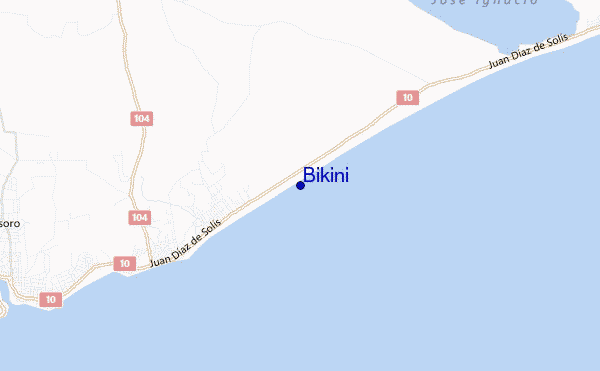 carte de localisation de Bikini