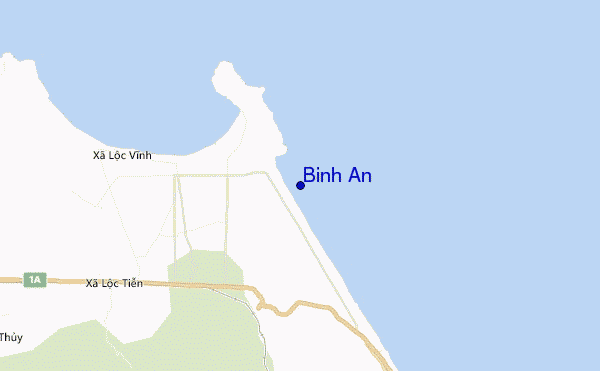 carte de localisation de Binh An