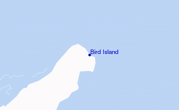 carte de localisation de Bird Island