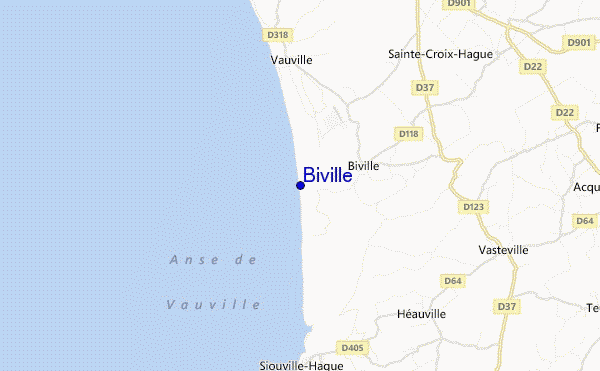 carte de localisation de Biville