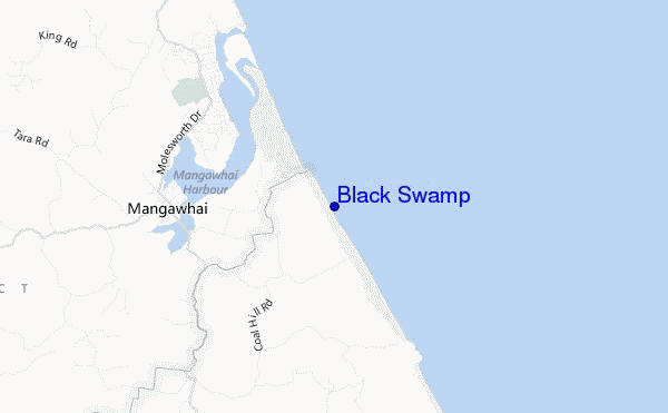 carte de localisation de Black Swamp
