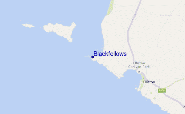 carte de localisation de Blackfellows