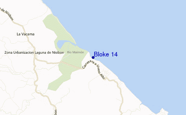 carte de localisation de Bloke 14