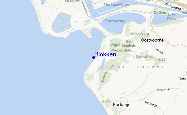carte de localisation de Blokken