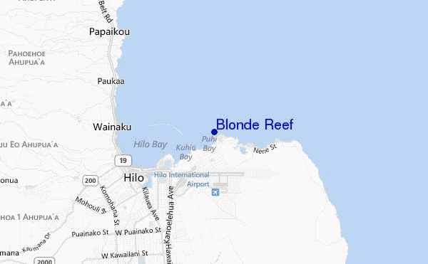 carte de localisation de Blonde Reef