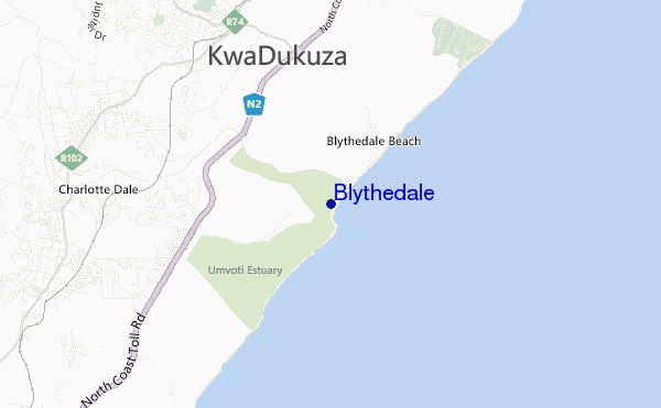 carte de localisation de Blythedale