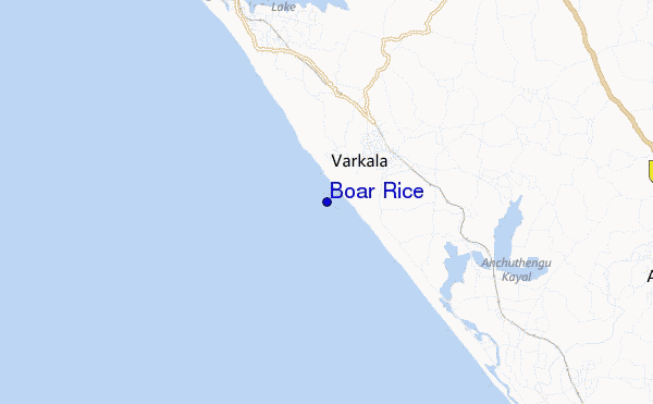 carte de localisation de Boar Rice