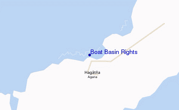 carte de localisation de Boat Basin Rights