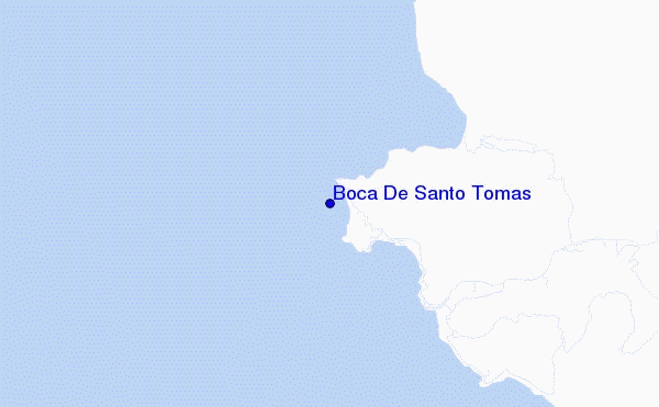 carte de localisation de Boca De Santo Tomas