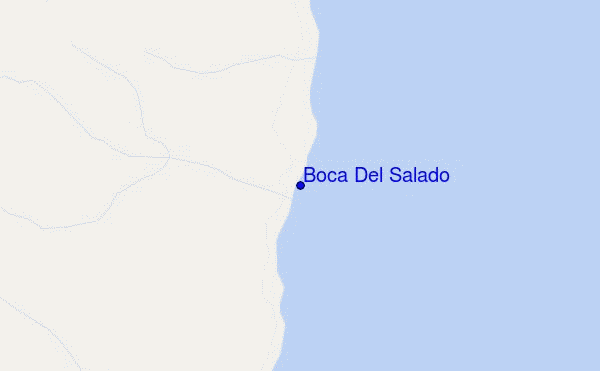 carte de localisation de Boca Del Salado