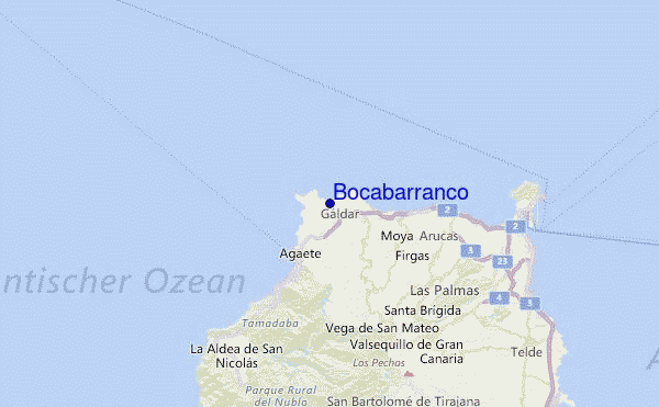 Bocabarranco Location Map
