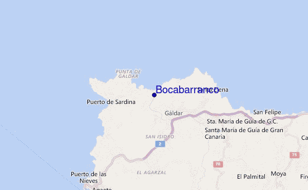 carte de localisation de Bocabarranco