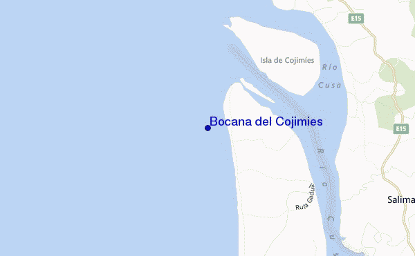 carte de localisation de Bocana del Cojimies