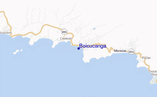 carte de localisation de Boicucanga