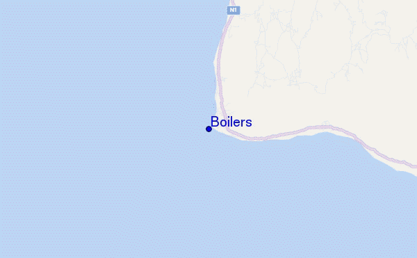 carte de localisation de Boilers