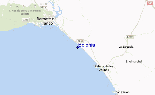 carte de localisation de Bolonia