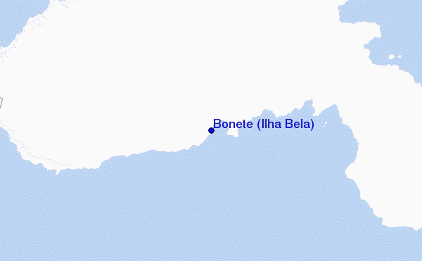 carte de localisation de Bonete (Ilha Bela)