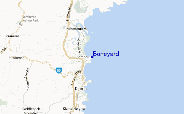 carte de localisation de Boneyard