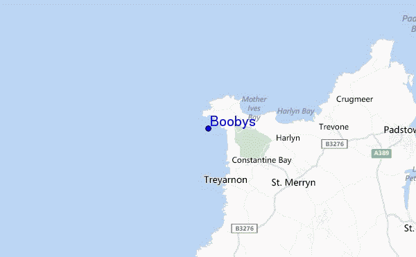 carte de localisation de Boobys