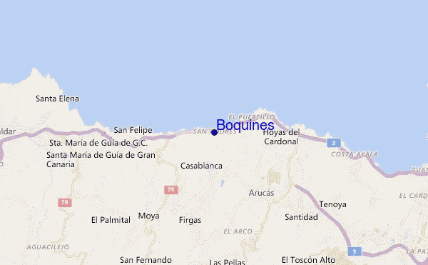 carte de localisation de Boquines