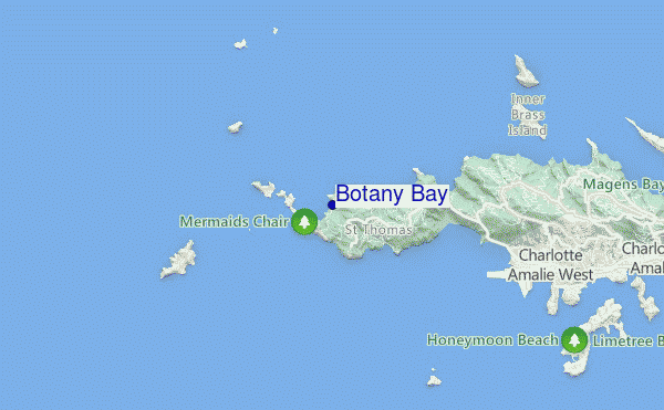 carte de localisation de Botany Bay