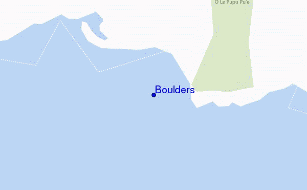 carte de localisation de Boulders