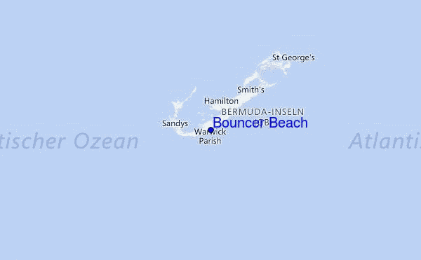 Bouncer Beach Location Map