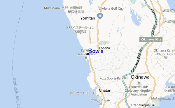 carte de localisation de Bowls