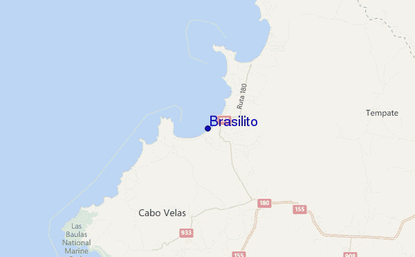 carte de localisation de Brasilito
