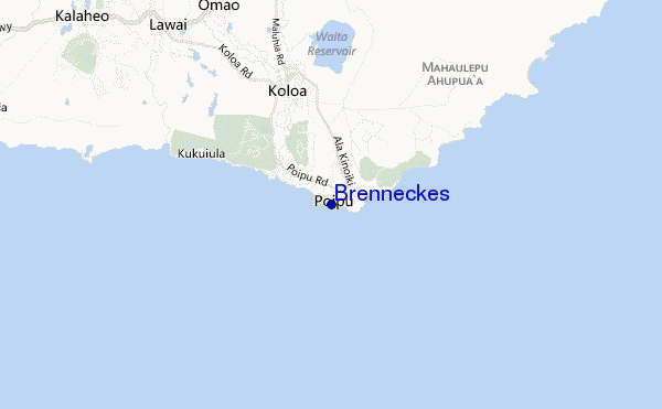 carte de localisation de Brenneckes