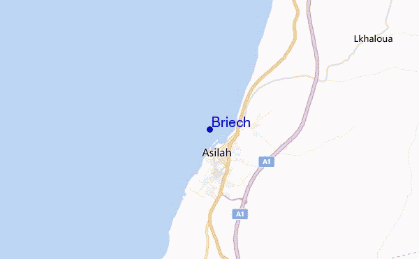 carte de localisation de Briech