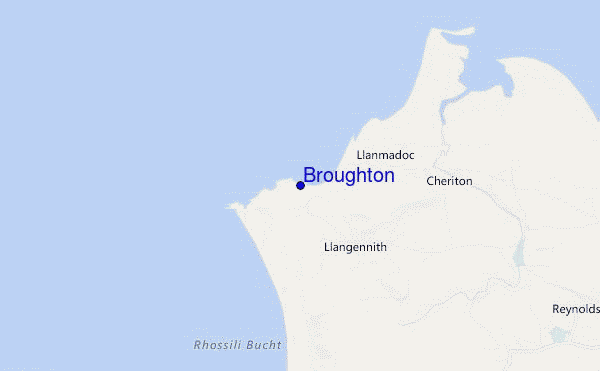 carte de localisation de Broughton
