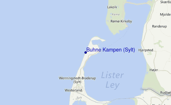 Buhne Kampen (Sylt) Location Map