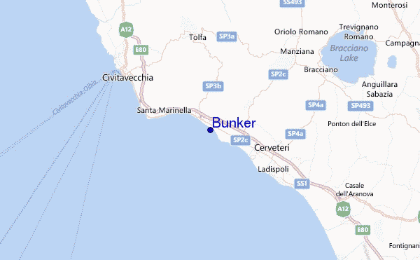 Bunker Location Map