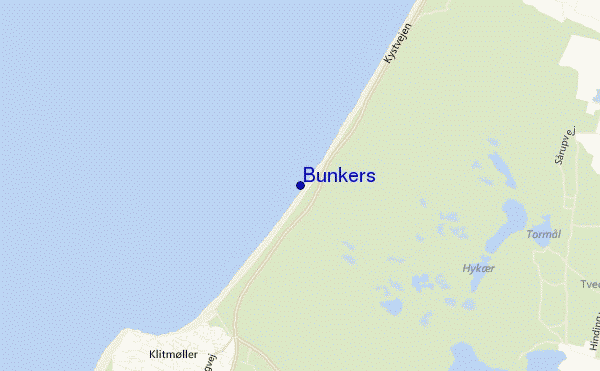 carte de localisation de Bunkers