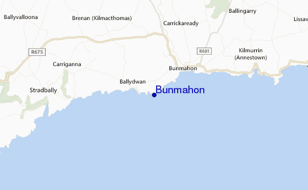 carte de localisation de Bunmahon