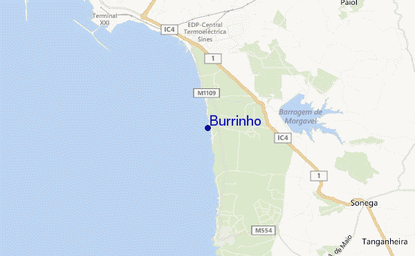carte de localisation de Burrinho
