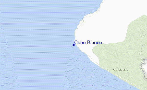 carte de localisation de Cabo Blanco
