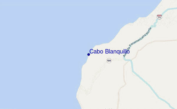 carte de localisation de Cabo Blanquillo