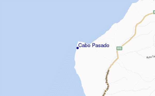 carte de localisation de Cabo Pasado