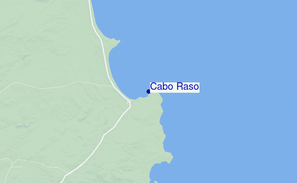carte de localisation de Cabo Raso